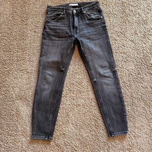 Zara Men's Charcoal Skinny Jeans